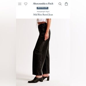 Abercrombie & Fitch The Barrel Jean 30 10 Short  WITH TAGS NEVER WORN